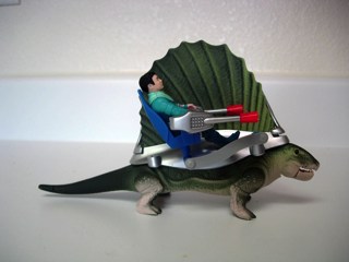 Tyco Dino-Riders Dimetrodon and Shado