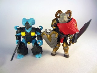 Diamond Select Battle Beasts Minimates SDCC 2012 Vorin & Zik Minimates Figures