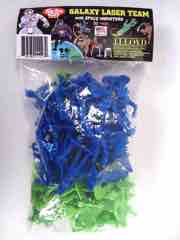 Tim Mee Toys Galaxy Laser Team Blue and Green Figure Set