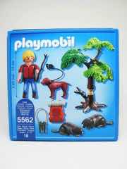 Playmobil 5562 Wild Life Beavers with Backpacker Figure Set