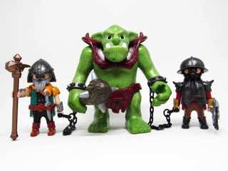 Playmobil Knights Giant Troll with Dwarf Fighters Action Figure