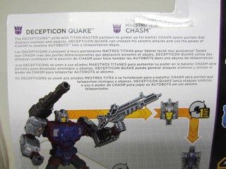 Hasbro Transformers Generations Titans Return Decepticon Quake Action Figure