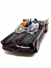 Funko 9POA Batman 1966 TV Series Batman and Robin Action Figures with Batmobile Vehicle