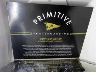 Hasbro Transformers Primitive Skateboarding Optimus Prime and Shreddicus Maximus Action Figure