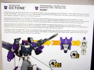 Hasbro Transformers Generations Titans Return Decepticon Octone Action Figure