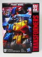 Transformers Generations Prime Wars Trilogy Punch-Counterpunch with Prima Prime Action Figures