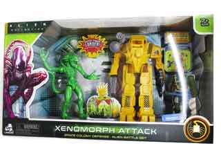 Lanard Alien Collection Power Loader, Colonial Marine, and Warrior Alien Xenomorph Attack Action Figure Set