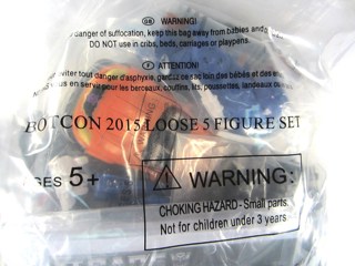 Transformers BotCon 2015 Bagged Set