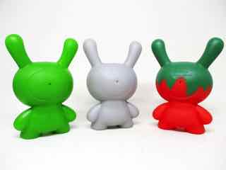 Kidrobot Dunny Strawberry, Lime, and Red Button Action Figure