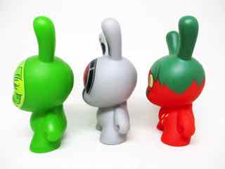 Kidrobot Dunny Strawberry, Lime, and Red Button Action Figure