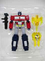 Transformers Generations War for Cybertron Trilogy Optimus Prime with Enerax and Sheeldron Action Figure