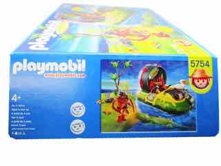 Playmobil Adventure 5754 Croc Boat Action Figure Set