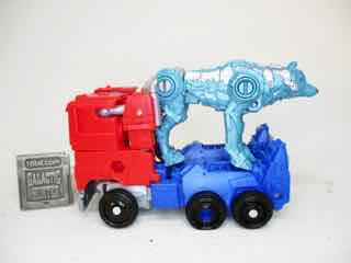 Hasbro Transformers Rise of the Beasts Deluxe Beast Weaponizers Optimus Prime and Chainclaw Figure