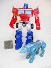 Hasbro Transformers Rise of the Beasts Deluxe Beast Weaponizers Optimus Prime and Chainclaw Figure