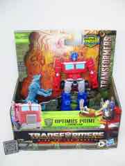 Hasbro Transformers Rise of the Beasts Deluxe Beast Weaponizers Optimus Prime and Chainclaw Figure