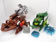 Hasbro Transformers Legacy United Doom 'n Destruction Collection Mayhem Attack Squad Chop Shop, Barrage, and Malleus Minotaurus Set