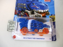 Mattel Hot Wheels HW Screen Time HW Ultimate T-Rex Transporter Blue Die-Cast Metal Vehicle