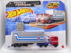 Mattel Hot Wheels Track Fleet Transformers Optimus Prime Die-Cast Metal Vehicle