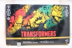 Hasbro Transformers Age of the Primes Leader G2 Universe Dinobot Snarl and G2 Universe Dinobot Slug