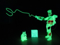 Hasbro Kenner The Real Ghostbusters Ecto-Glow Heroes Collector's Set Egon Spengler Action Figure