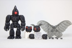 The GodBeast Glyos Void Mothman Monstor Action Figure