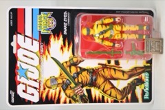Super7 G.I. Joe Tiger Force Snake Eyes ReAction+ Figure