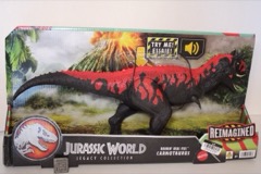 Mattel Jurassic World Reimagined Roarin' Real Feel Carnotaurus Action Figure