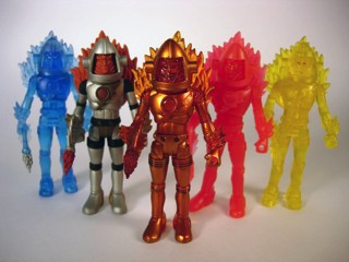 Four Horsemen Outer Space Men Cosmic Creators Mel Birnkrant Inferno Action Figure
