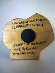Elly Font Art Elephant Magnets Overview