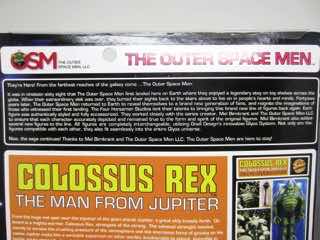 The Outer Space Men, LLC Outer Space Men Infinity Edition Colossus Rex 2.0 Action Figure
