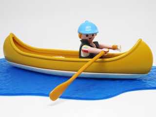 Playmobil 5898 4-Wheel Drive with Kayak and Ranger Figure Set
