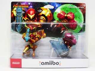 Nintendo Metroid Samus Aran and Metroid Amiibo