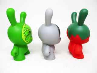 Kidrobot Dunny Strawberry, Lime, and Red Button Action Figure