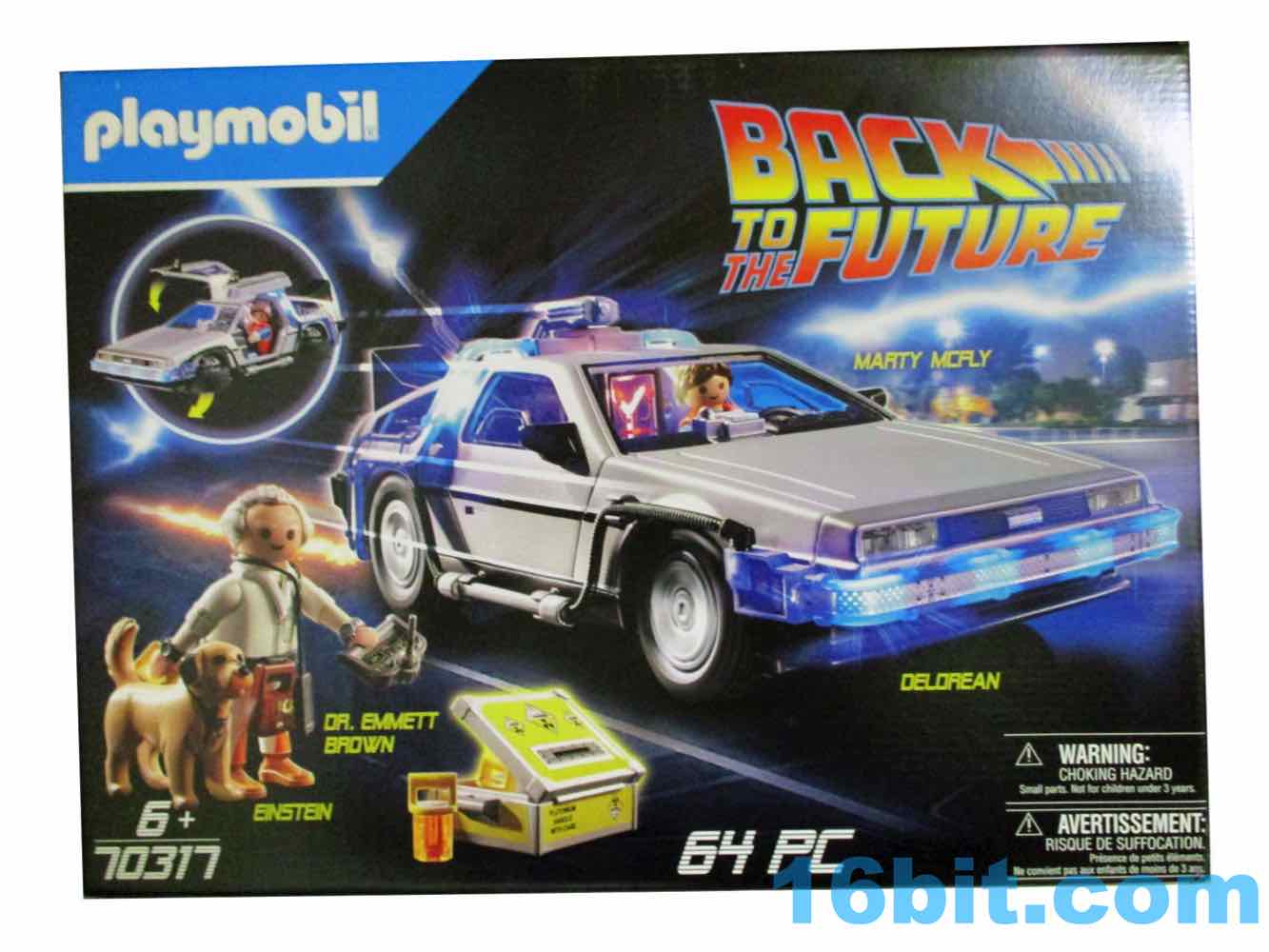 Figure of the Day Review: Playmobil Playmobil Back to the Future  DeLorean Time Machine Vehicle with Figures