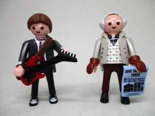 Playmobil Back to the Future Marty McFly and Dr. Emmett Brown Figures