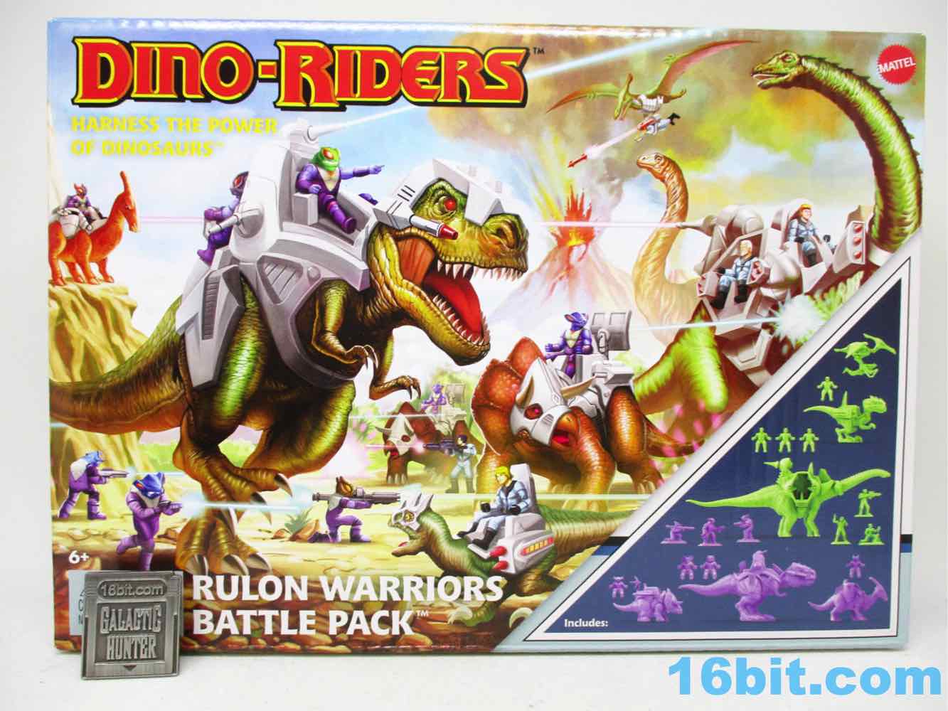 Mattel Dino-Riders Rulon Warriors Battle Pack 20 Dinosaur Figures 