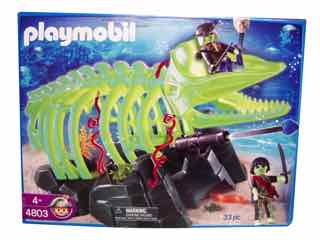 Playmobil 4803 Pirates Ghost Whale Skeleton Action Figure Set