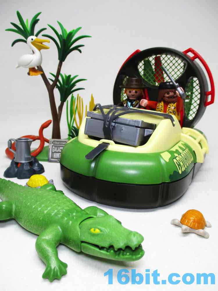 Figure of the Day Review: Playmobil Adventure 5754 Croc Boat  Action Figure Set