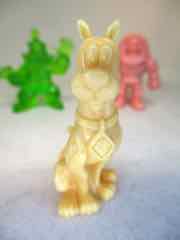 Culture Fly Scooby-Doo Tiny Mights Yellow Scooby, Flesh Space Kook, and Green Ghost Clown Minifigures with Case