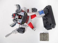 Blokees Blokees Transformers Galaxy Version 01 Roll Out Bluestreak Action Figure