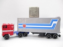 Mattel Hot Wheels Track Fleet Transformers Optimus Prime Die-Cast Metal Vehicle