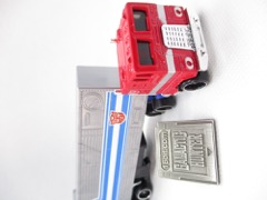 Mattel Hot Wheels Track Fleet Transformers Optimus Prime Die-Cast Metal Vehicle