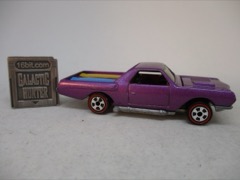Playing Mantis Johnny Lightning The Challengers El Camino (Purple) Die-Cast Metal Vehicle