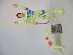 Hasbro Kenner The Real Ghostbusters Ecto-Glow Heroes Collector's Set Peter Venkman Action Figure