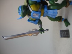 Mattel Turtles of Grayskull Masters of the Universe x Teenage Mutant Ninja Turtles Leonardo Action Figure