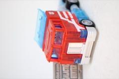 Blokees Transformers Blokees Wheels C01 Roll Out! Optimus Prime - Hologram Edition Vehicle
