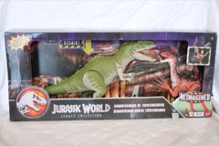 Mattel Jurassic World Reimagined Giganotosaurus vs. Therizinosaurus Action Figure