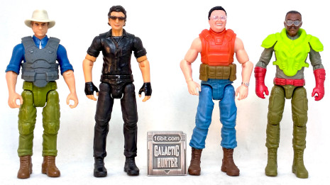 Jurassic Park '93 Collection Dr. Alan Grant, Dr. Ian Malcolm, Dennis Nedry, and Ray Arnold