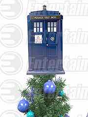 Doctor Who TARDIS Light-Up Holiday Tree Topper - Exclusive