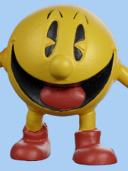 Pac-Man - Keshi Gomu Rubber Figure 3D Scan